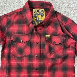 NWOT Dixxon Women’s Flannel J&P Cycles 79 edition size M